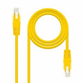 UTP Category 6 Rigid Network Cable NANOCABLE Yellow 25 cm